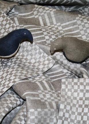 Комплект столовий пасьянс скатертина 146*230 см + 8 серветок 35*50, льон 100%