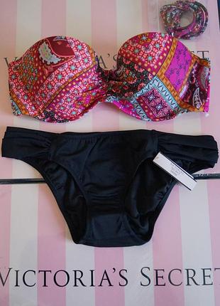 Купальник victorias secret кольоровий пуш 34с 75с xs s m victoria victorias вікторія сікрет