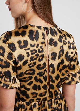 Леопардовое платье na-kd размер м2 фото
