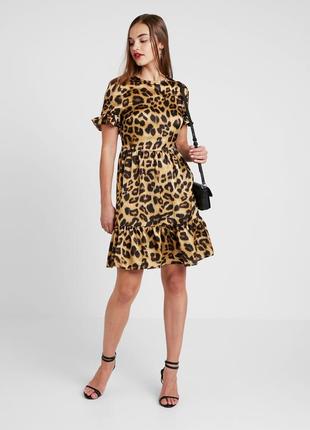 Леопардовое платье na-kd размер м3 фото