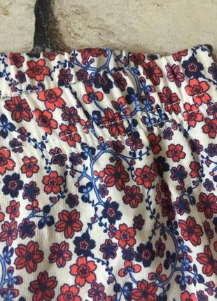 Штани легінси зручні лосіни квітковий принт домашній одяг2 фото