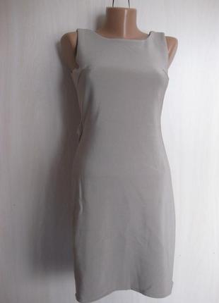 Классное еластичное секси платье с голой открытой спиной и бантом, италия, m/l, км0864 тянется3 фото