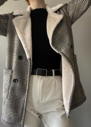 Теплий піджак пальто oversize6 фото