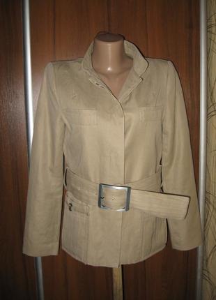 Стильный пиджак  жакет льняной лен+коттон1 фото