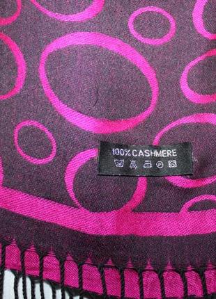 Роскошный шарф палантин платок 100% кашемир шерсть cashmere3 фото