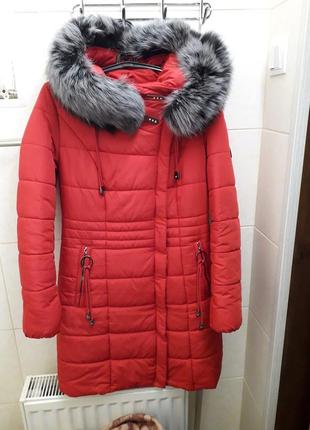 Пальто зимове холлофайбер