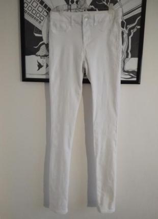 Стрейчевые белые джинсы скинни1 фото