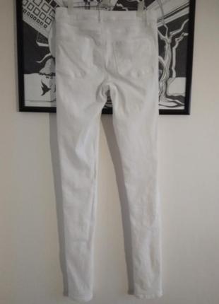 Стрейчевые белые джинсы скинни2 фото