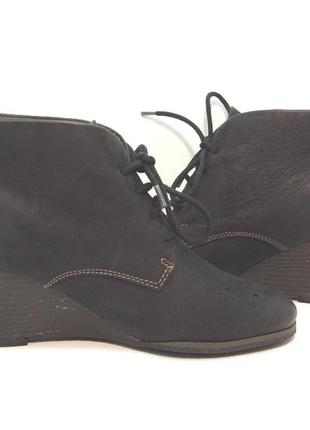 Женские кожаные ботинки s. oliver р. 363 фото