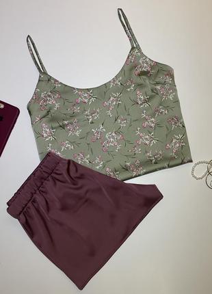 Атласна піжама преміум якості