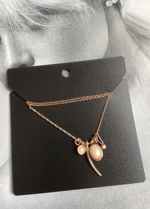 Ожерелье розовый кварц pilgrim