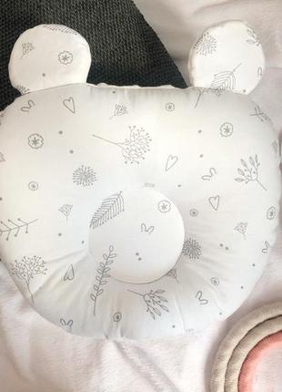 Дитяча ортопедична подушка біла