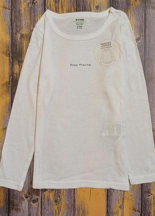 Біла кофта дівчинці kiabi, (104-110 см)