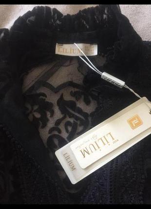 Сукня міді мереживо4 фото