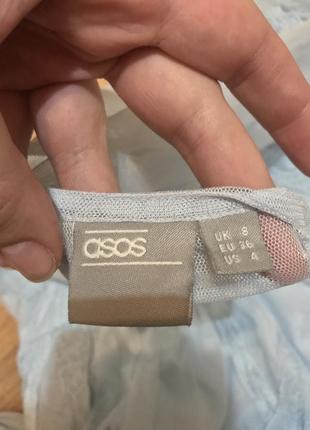 Платье нарядное кружевное нежное выпускное asos6 фото