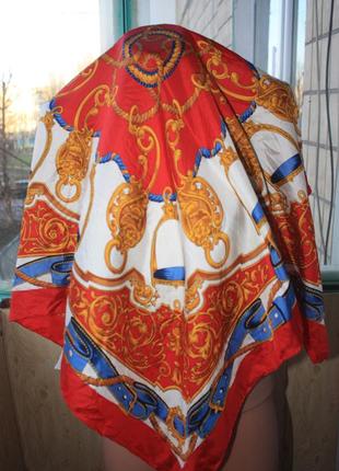 Шикарный шёлковый подписной платок от peter hahn1 фото