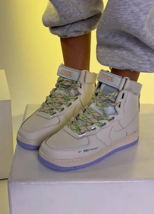 Кросівки найк айр форс високі жіночі nike air force high