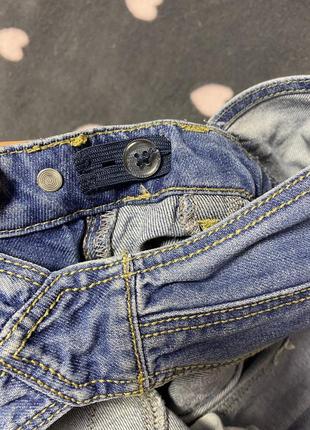 Дитячий джинсовий комбінезон на дівчинку 8-9 років , 128-134 см, 68а6 фото