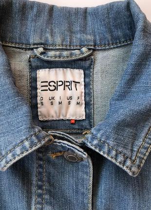 Джинсовый жилет жилетка джинс esprit в размере s3 фото