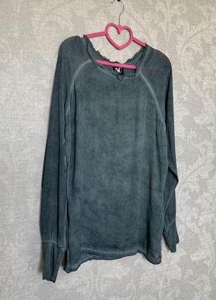 Шелковая блуза  бренда nu denmark, размер xs-s1 фото