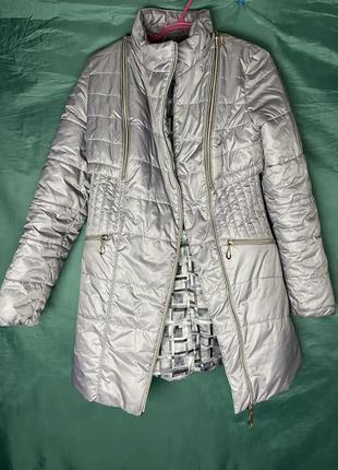 Зимова куртка-жилетка 2 в 1, пуховик на зиму-осінь5 фото