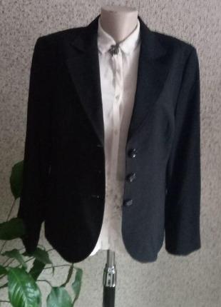Стильный пиджак жакет блейзер черного цвета gerry weber taifun3 фото