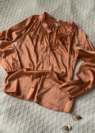 Шелковая блуза dea kudibal элитный шелк mulberry