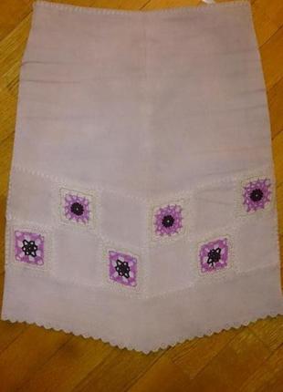 Юбка замшевая bershka