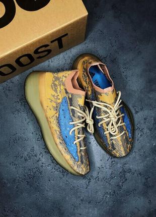 💙🔥adidas triple yeezy boost 380 blue oat🔥💙кросівки чоловічі адідас ізі
