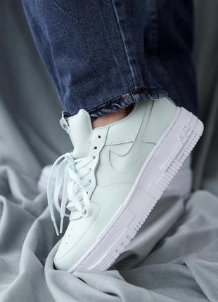 Кроссовки мятного цвета nike air force pixel1 фото