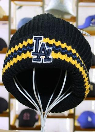 Зимняя шапка mlb los angeles la оригінал3 фото