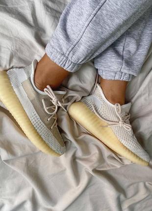 Кросівки yeezy 350 v2 natual  кроссовки2 фото