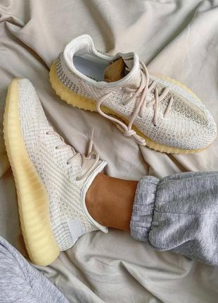 Кросівки yeezy 350 v2 natual  кроссовки8 фото