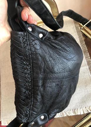 Милая вместительная кожаная сумка сумочка натуральная кожа,5 фото