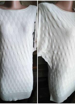 Мягкий удлинённый свитерок/туника с кашемиром. размер м/л.7 фото