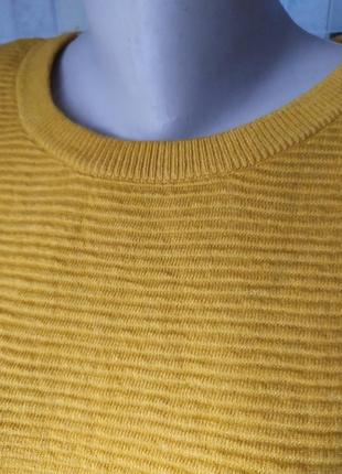 Кофта, джемпер, свитер с коротким рукавом горчица3 фото