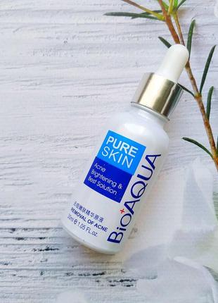 Сыворотка для лица анти акне  bioaqua pure skin(30мл)