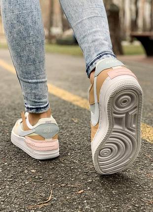 Nike air force shadow🆕шикарные женские кроссовки 🆕кожаные найк🆕жіночі кросівки🆕36-408 фото