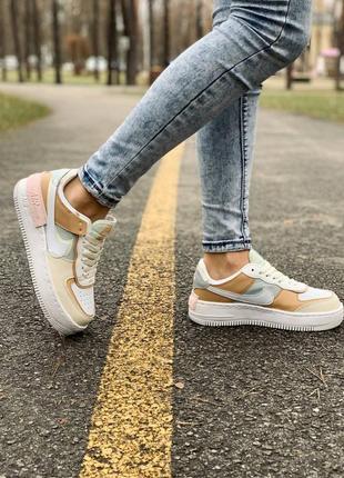 Nike air force shadow🆕шикарные женские кроссовки 🆕кожаные найк🆕жіночі кросівки🆕36-404 фото