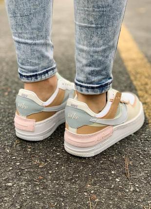 Nike air force shadow🆕шикарные женские кроссовки 🆕кожаные найк🆕жіночі кросівки🆕36-407 фото