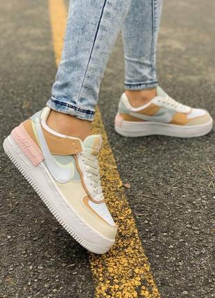 Nike air force shadow🆕шикарные женские кроссовки 🆕кожаные найк🆕жіночі кросівки🆕36-406 фото