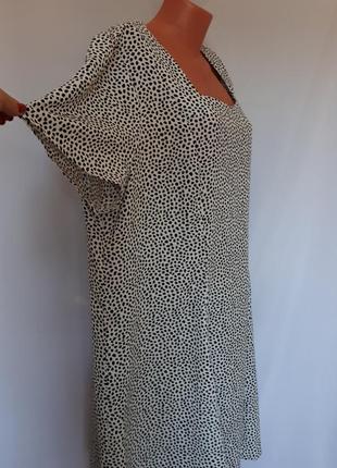 Платье батал в пятнистый принт glamorous curve (размер 18-22)10 фото
