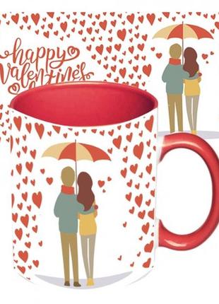 Чашка принт романтика день святого валентина1 фото
