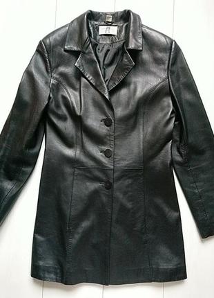 Кожаное пальто
