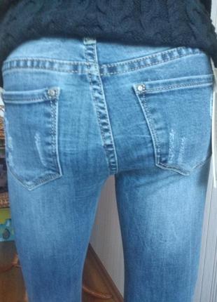 Женские джинсы скинни размер xs5 фото