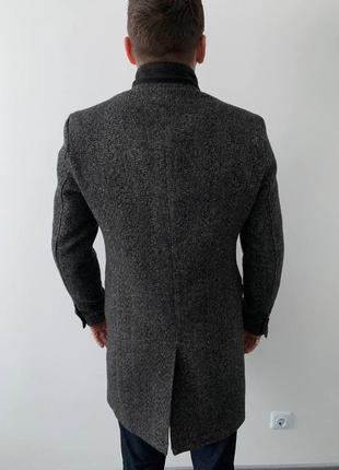 Мужское шерстяное пальто idris premuim x superdry2 фото