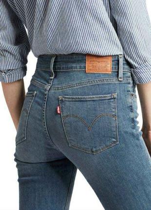 Джинсы levis 715 mom высокая посадка