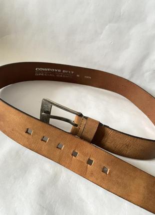 Ремень cowboys belt кожа4 фото