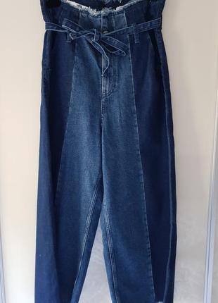 Zara джинсові кюлоти з високою посадкою