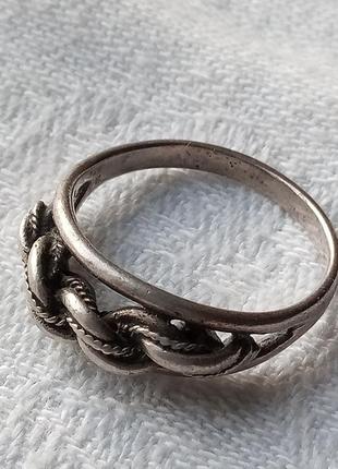 Вінтажну каблучку срібло 875* зірка